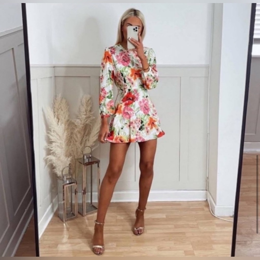 NWT ZARA Floral The‎ Naya Dress, Size M